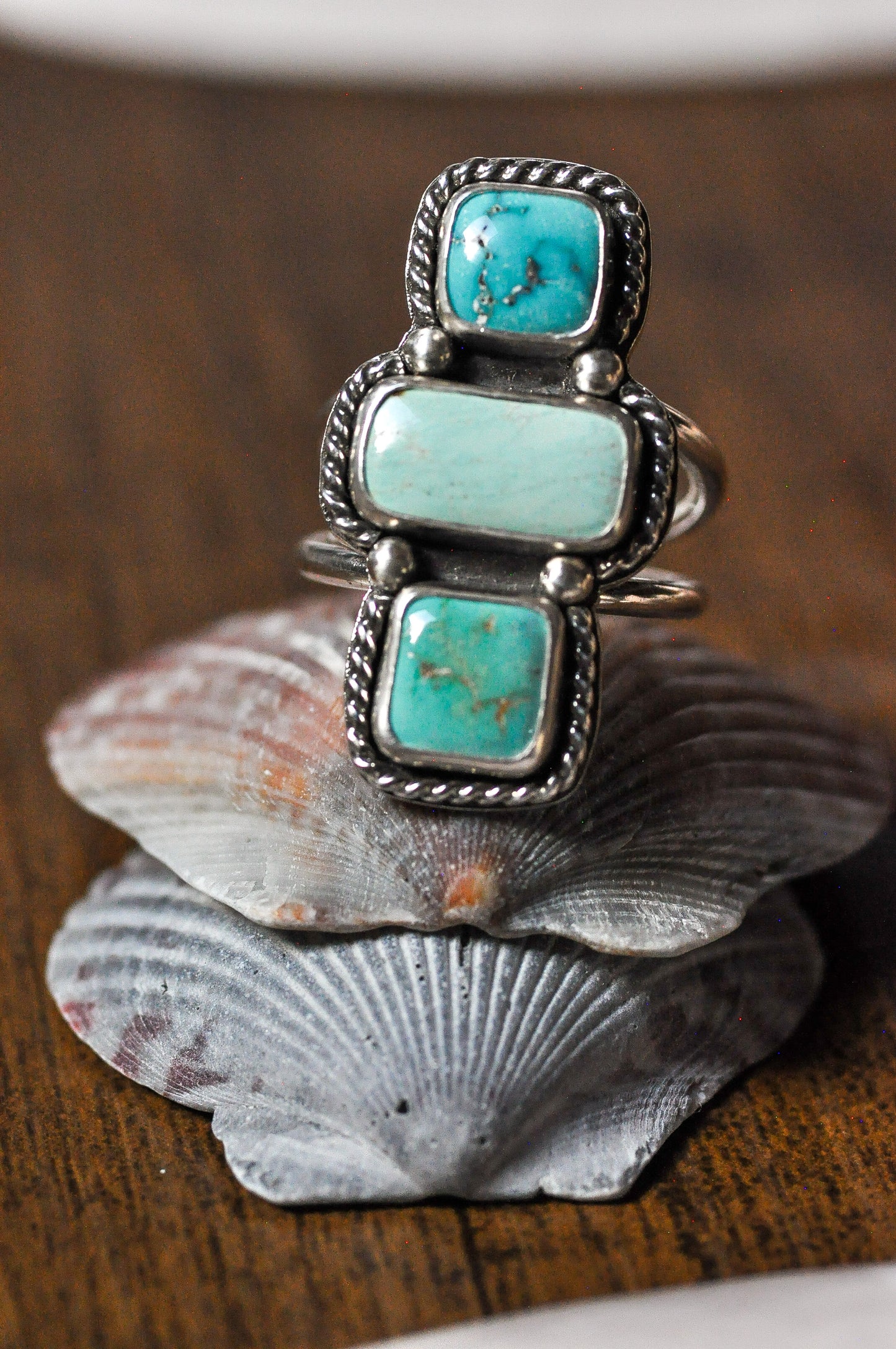 Turquoise Waters Relic Ring Size 7.5