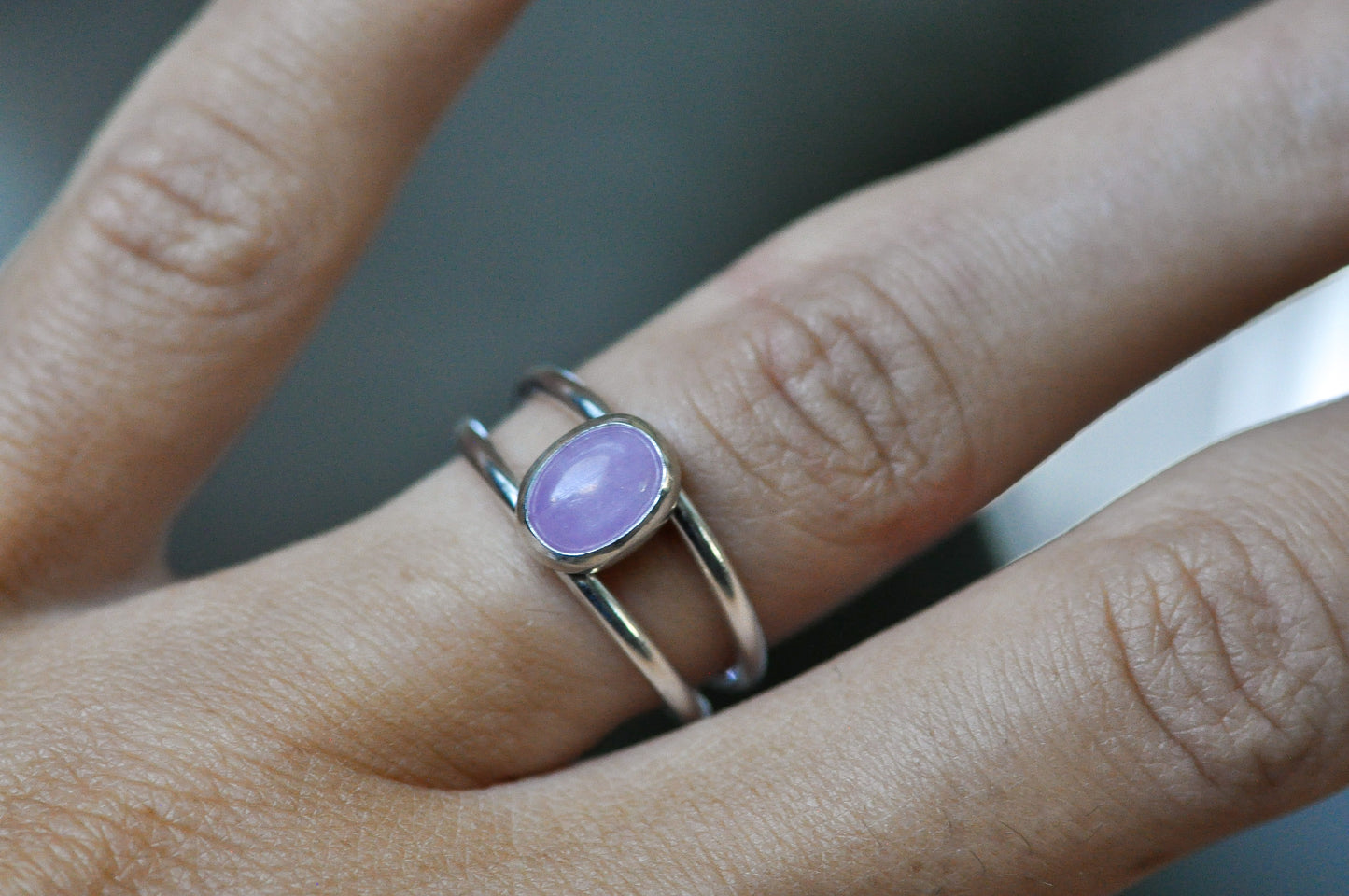 Lilac Seas Ring Size 6