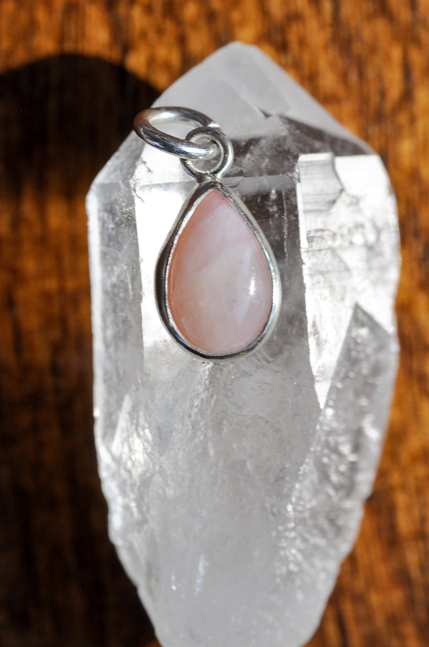 Pink Opal Teardrop