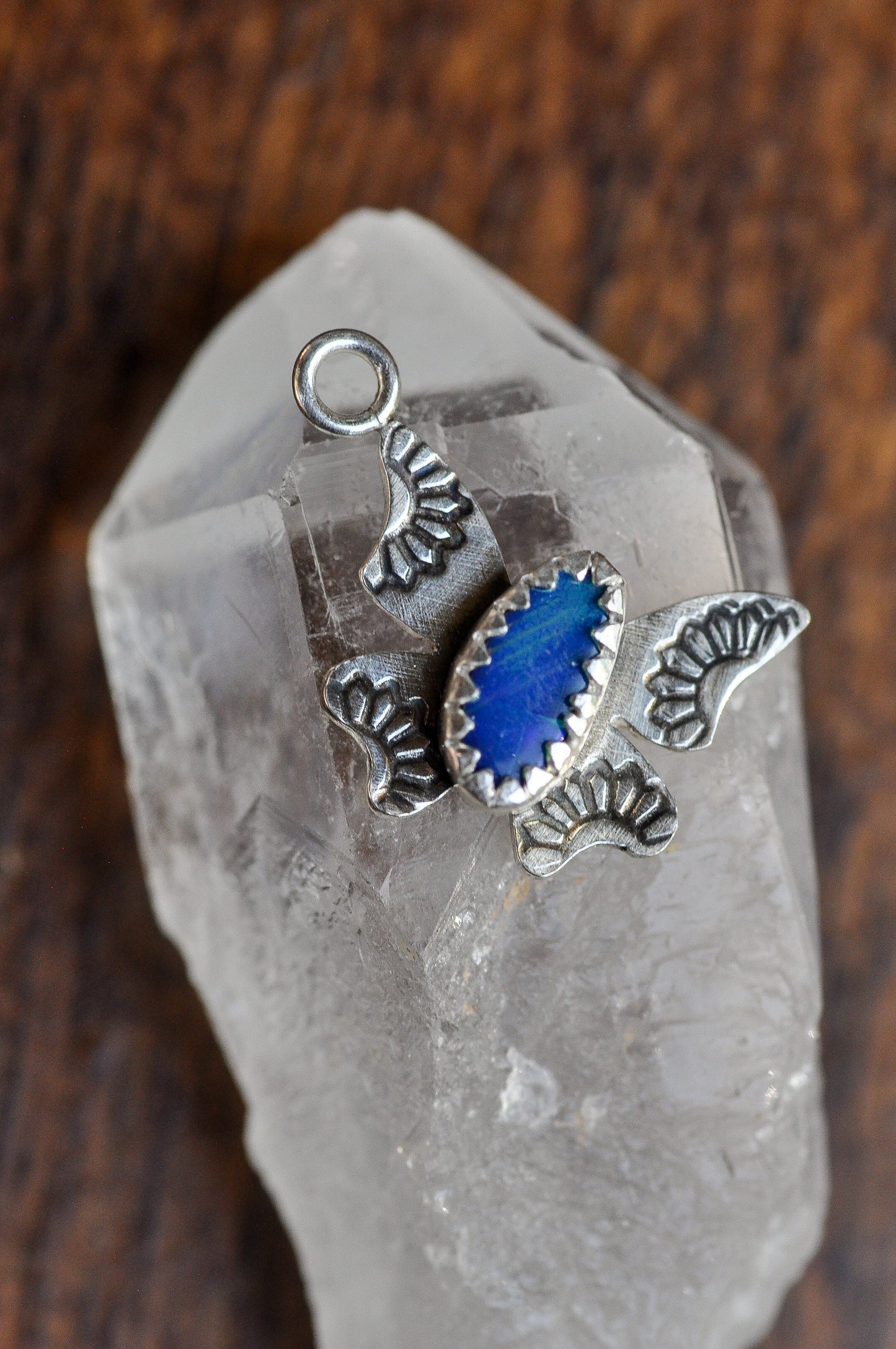 Blue Opal Butterfly