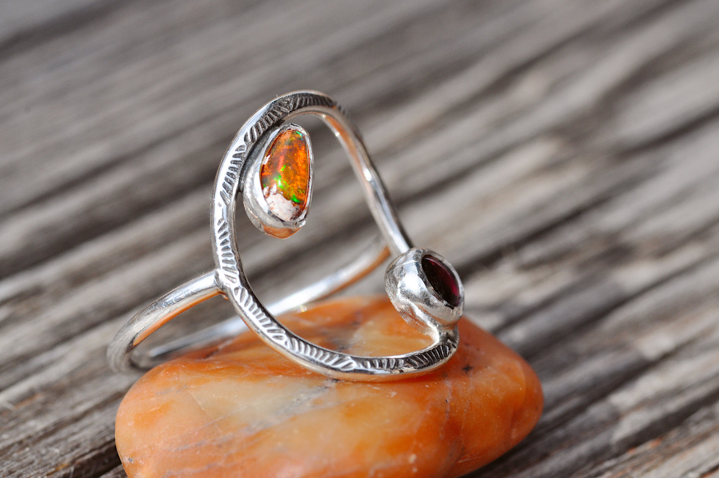 Twin Flame Ring Size 9