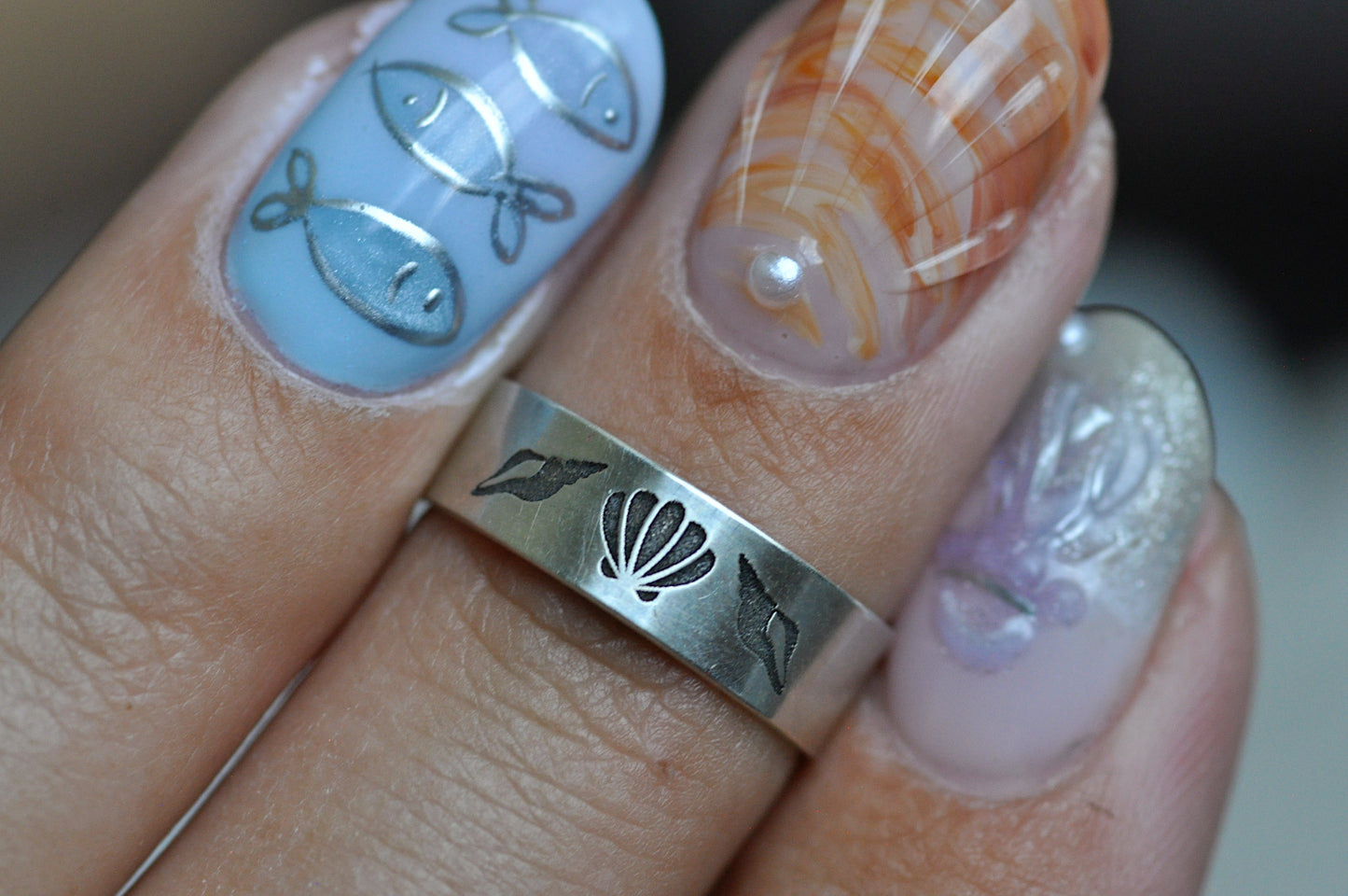 Seashells Toe Ring