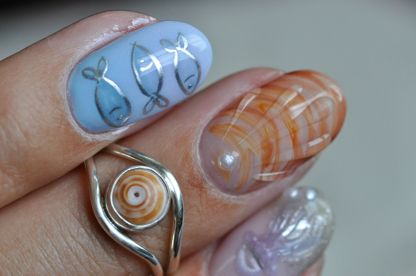 Seashell Toe Ring