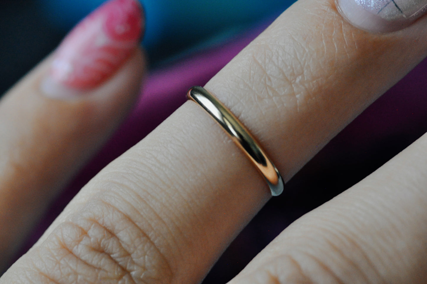Gold Toe Ring Thin