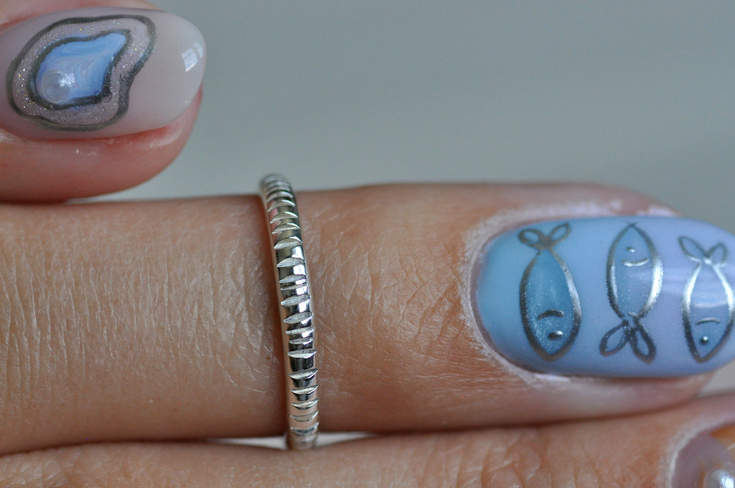Silver Toe Ring Sparkle