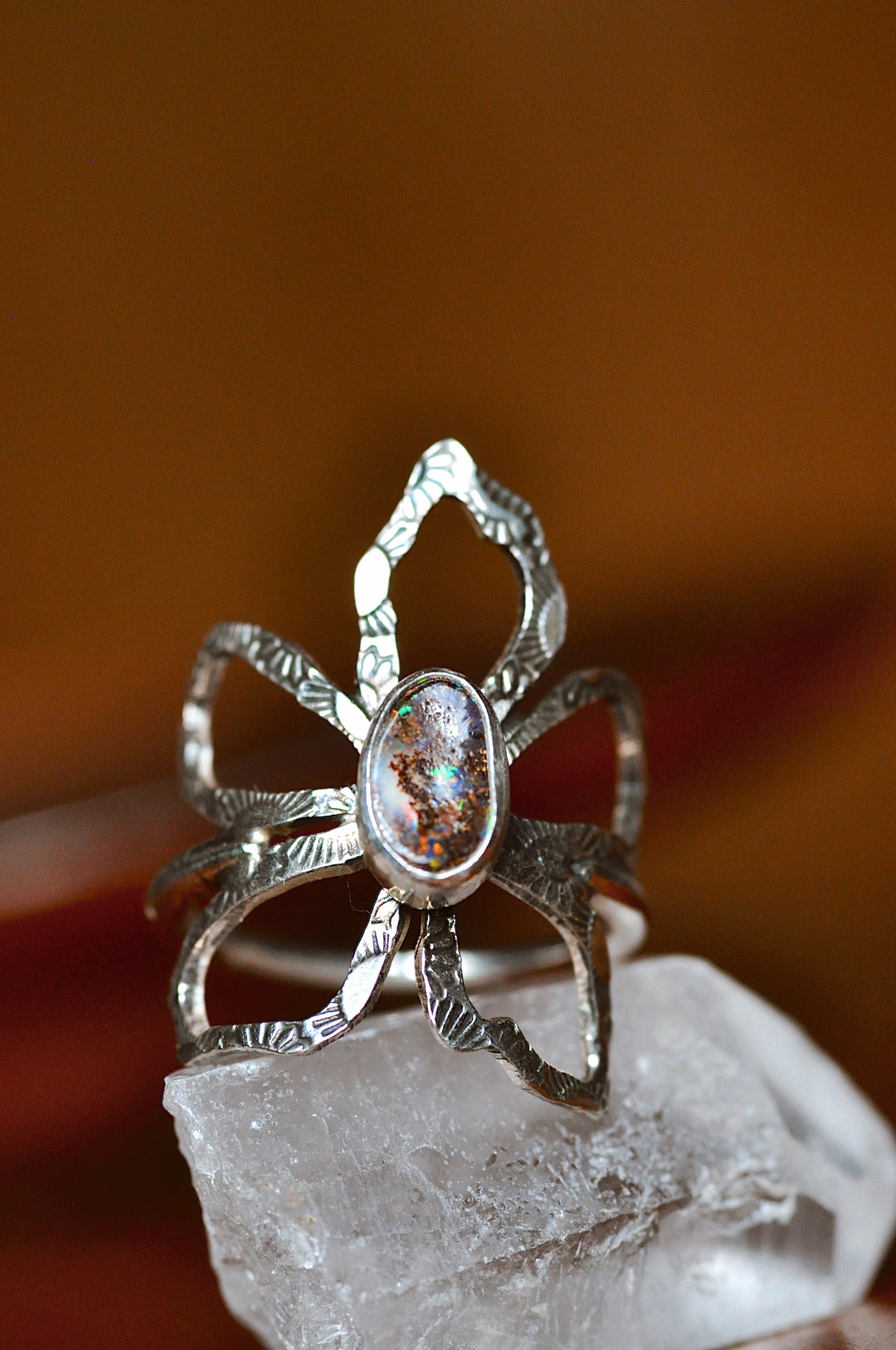 Opal Bloom Ring Size 7-7.5