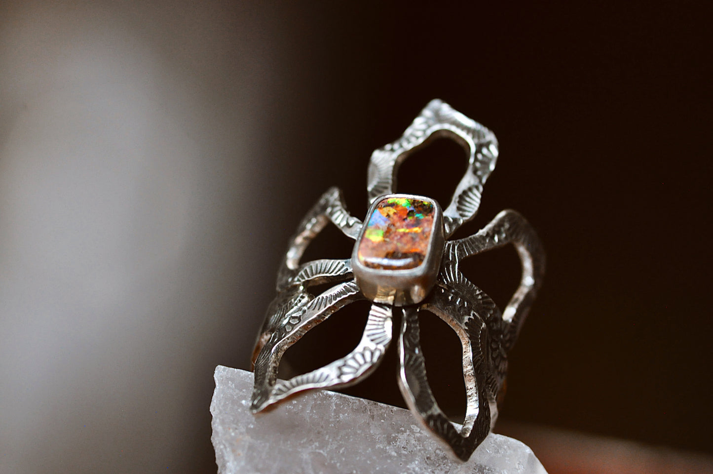 Opal Bloom Ring Size 7.5-8