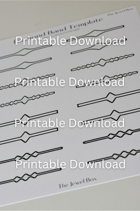 Diamond Ring Band Template