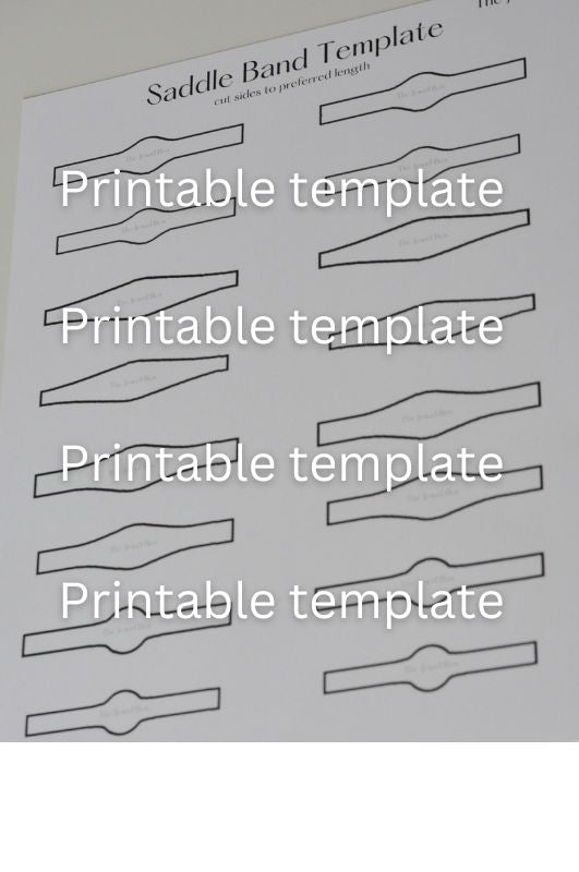 Saddle Ring Band Template
