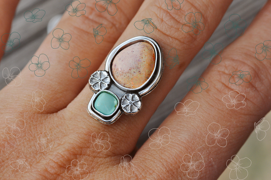 Sand & Sky Ring Made to Size
