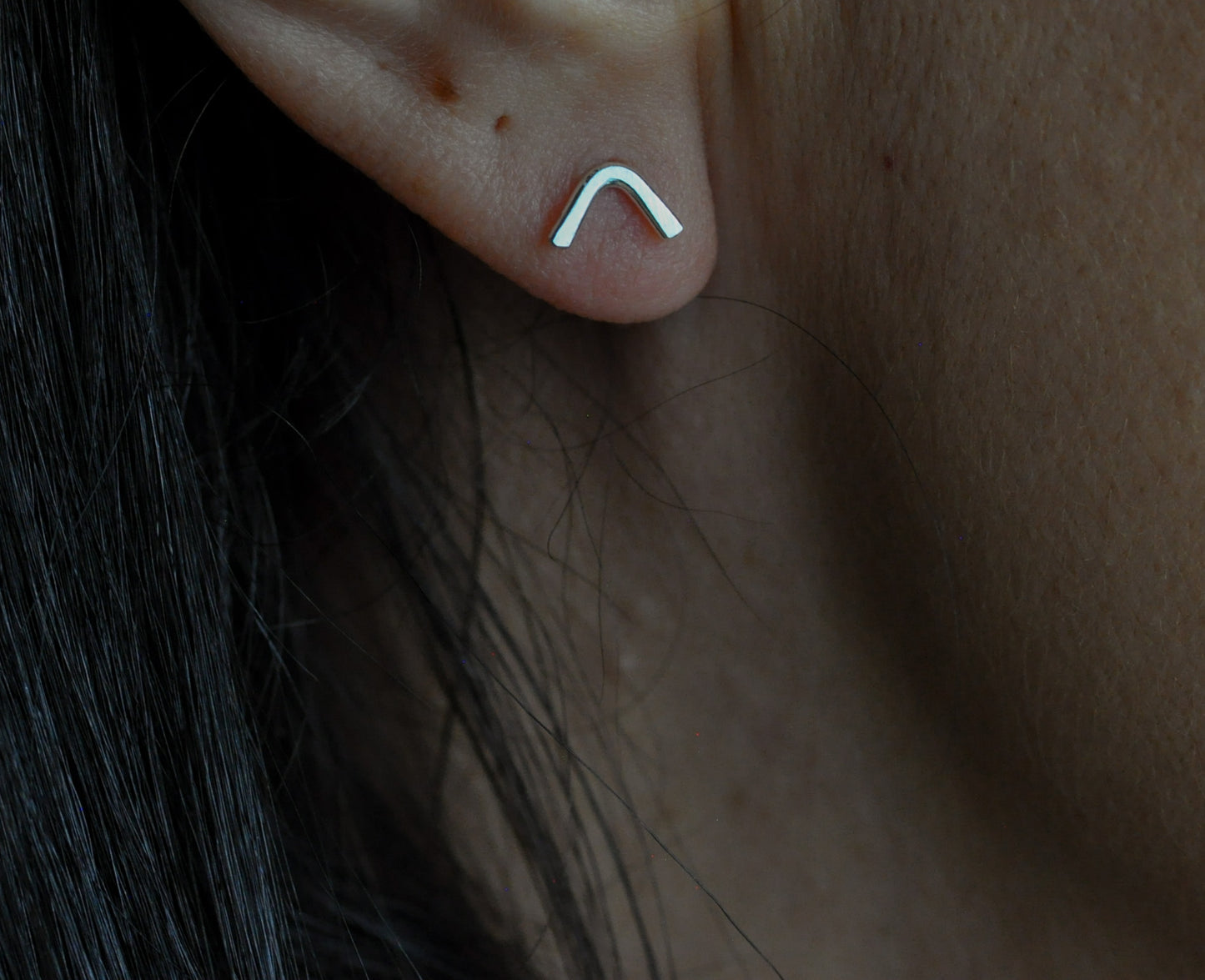 Sterling Silver Peak Studs