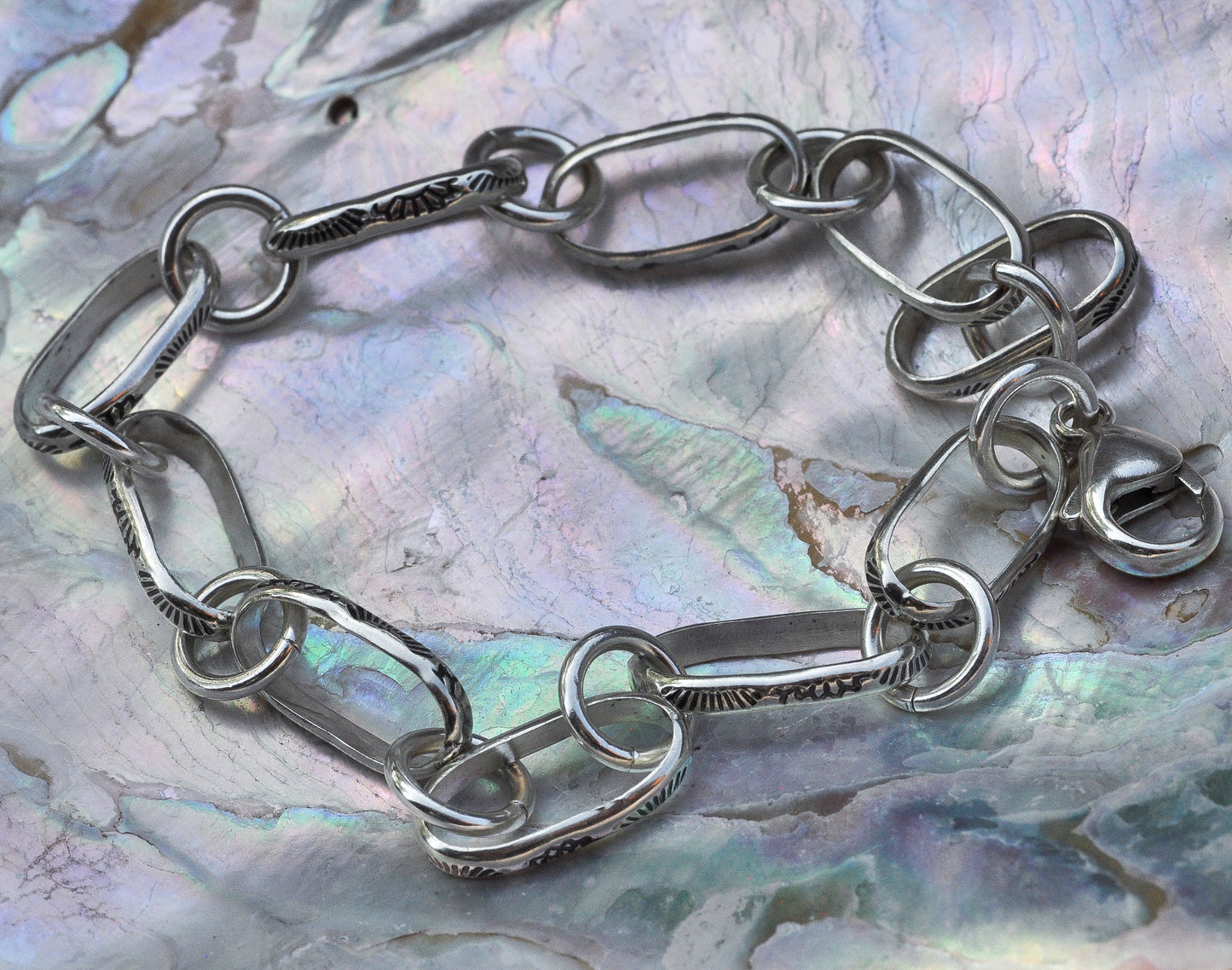 Stamped Sterling Silver Chain