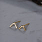 Gold Filled Peak Earring Studs