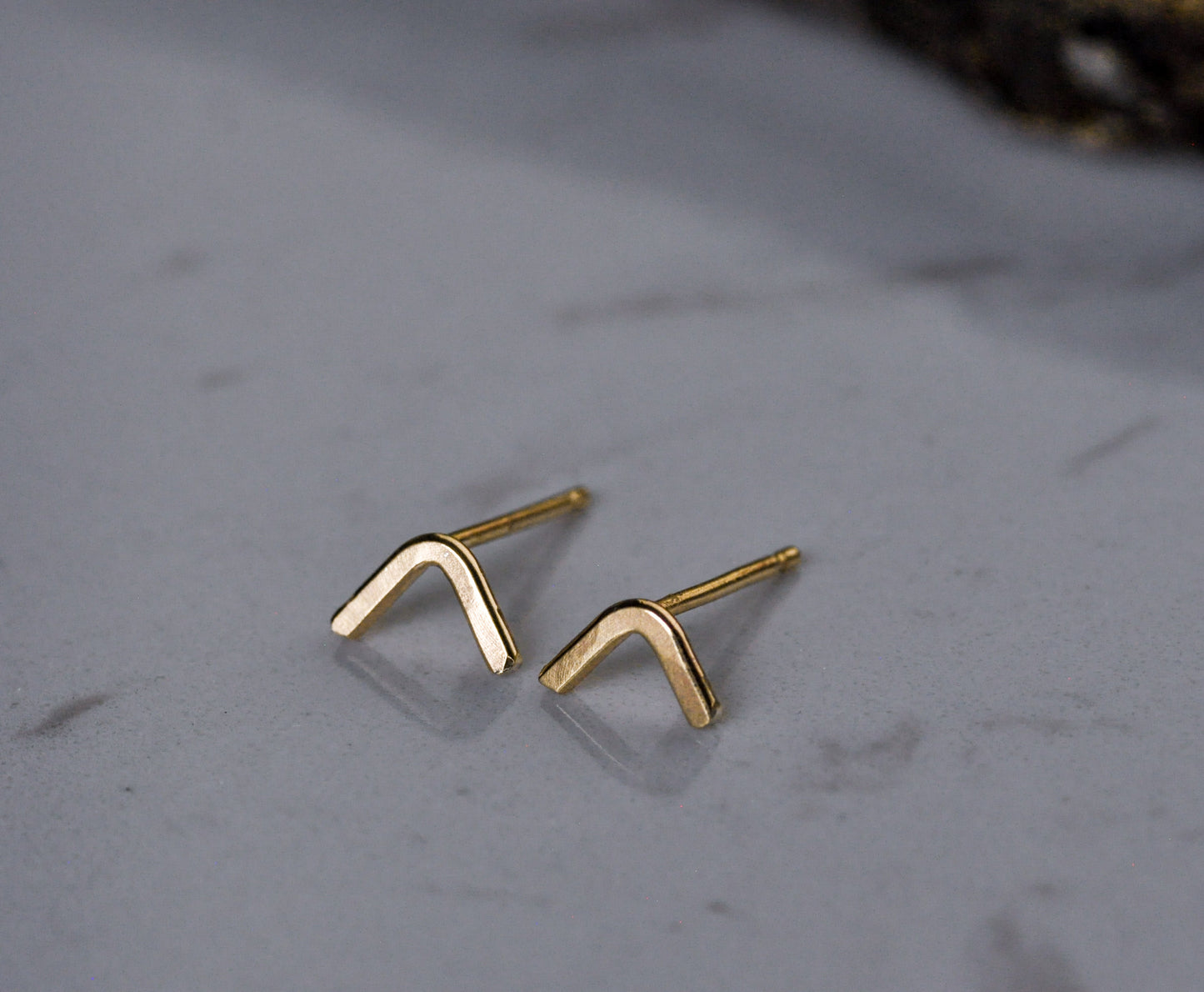 Gold Filled Peak Earring Studs