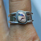 Mexican Opal Shell Ring Size 6.5