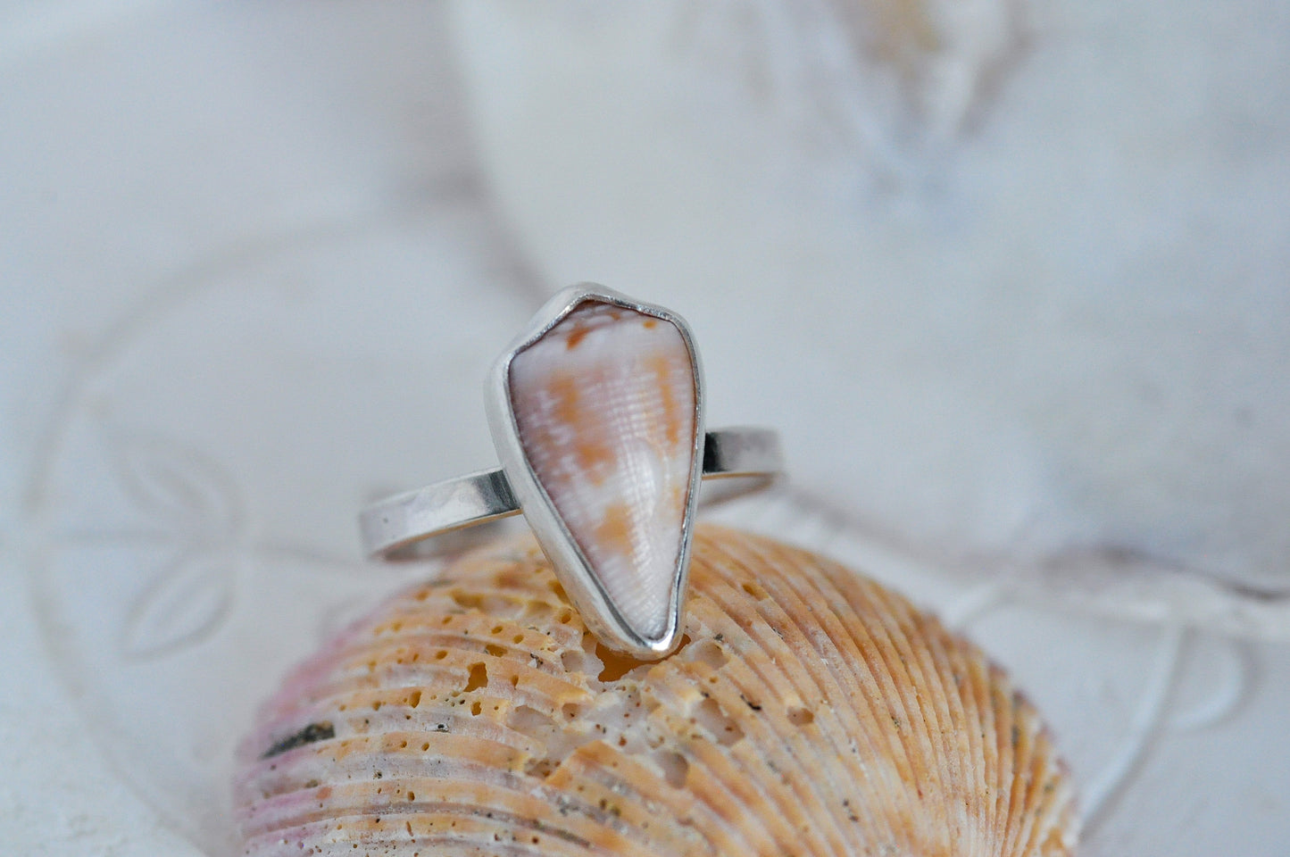 Seashell Ring Size 7