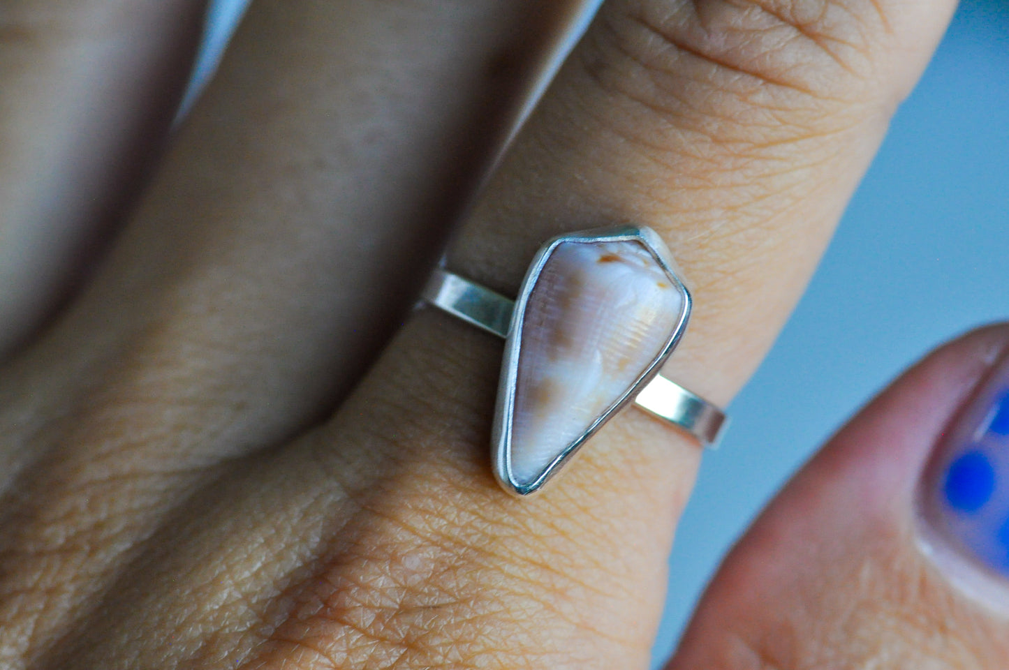 Seashell Ring Size 7