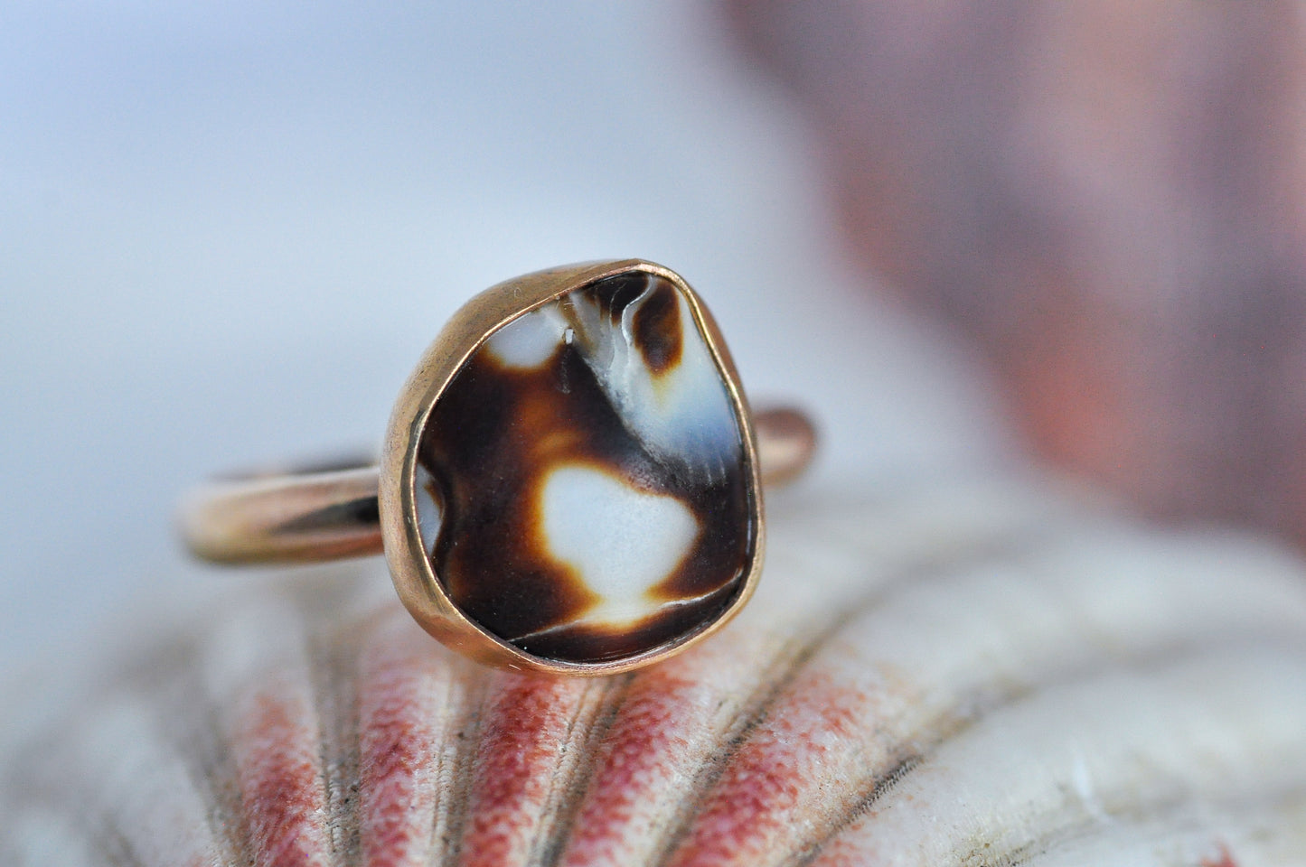 Seashell Ring Size 7.5