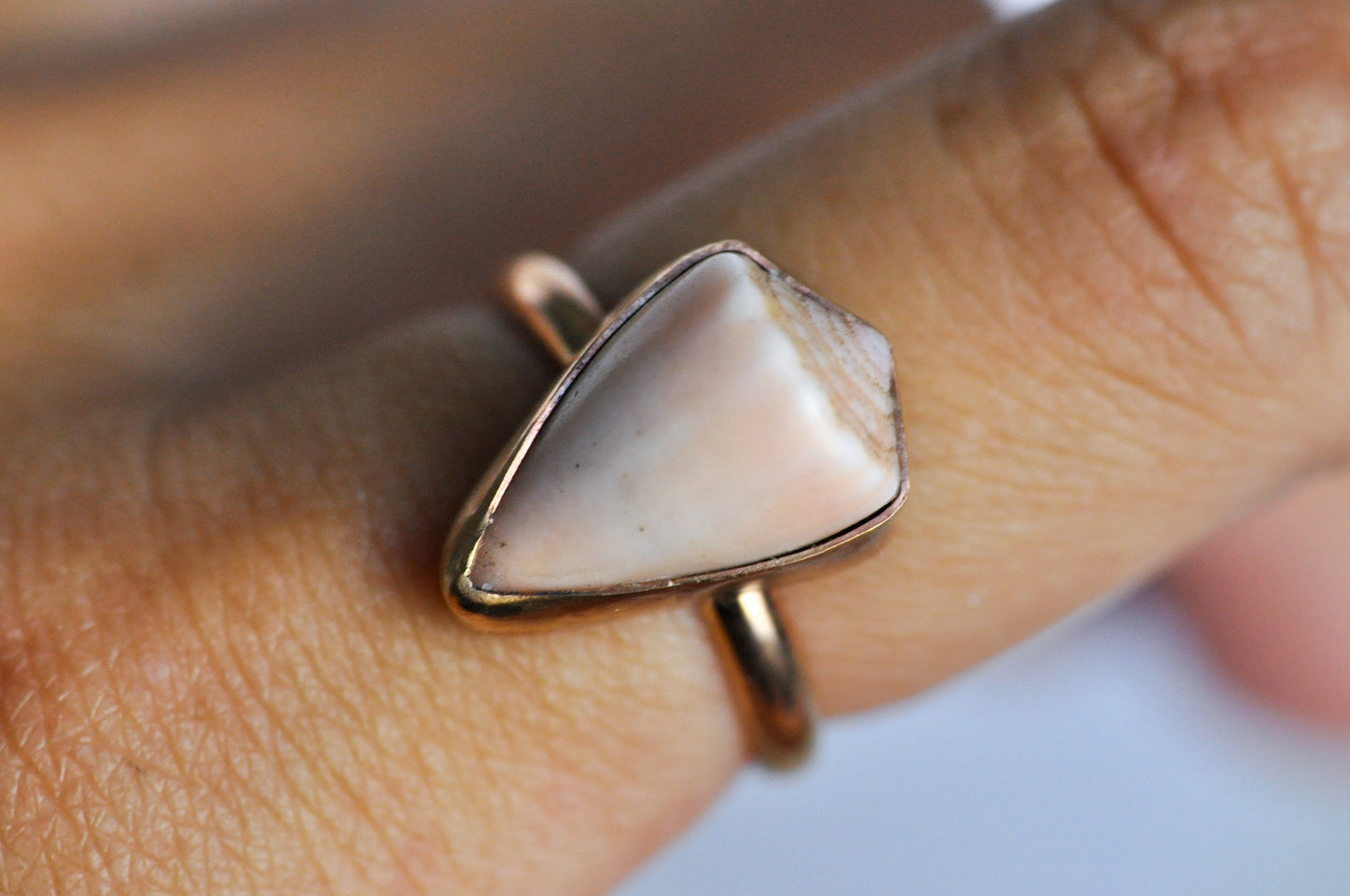 Seashell Ring Size 6.5