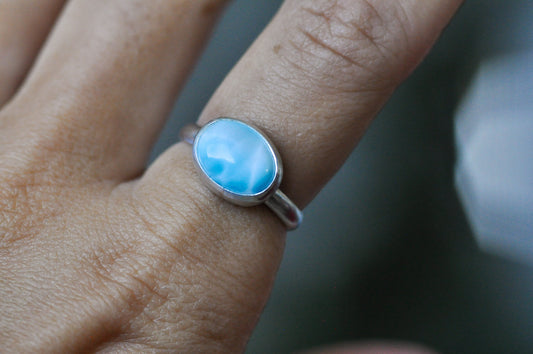 Calypso Blue Ring Size 6.5