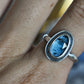 Faceted Kyanite Ring Size 7