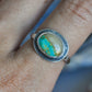Royston Ribbon Turquoise Ring Size 7.5