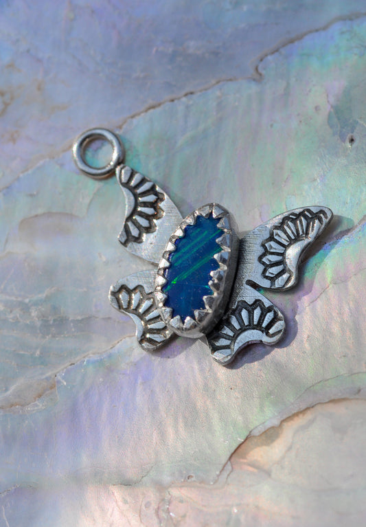 Blue Opal Butterfly