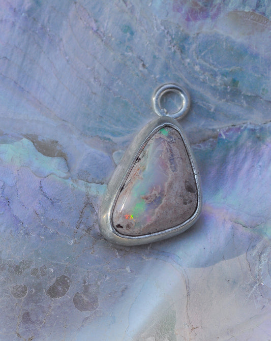 Pink Mexican Opal Charm
