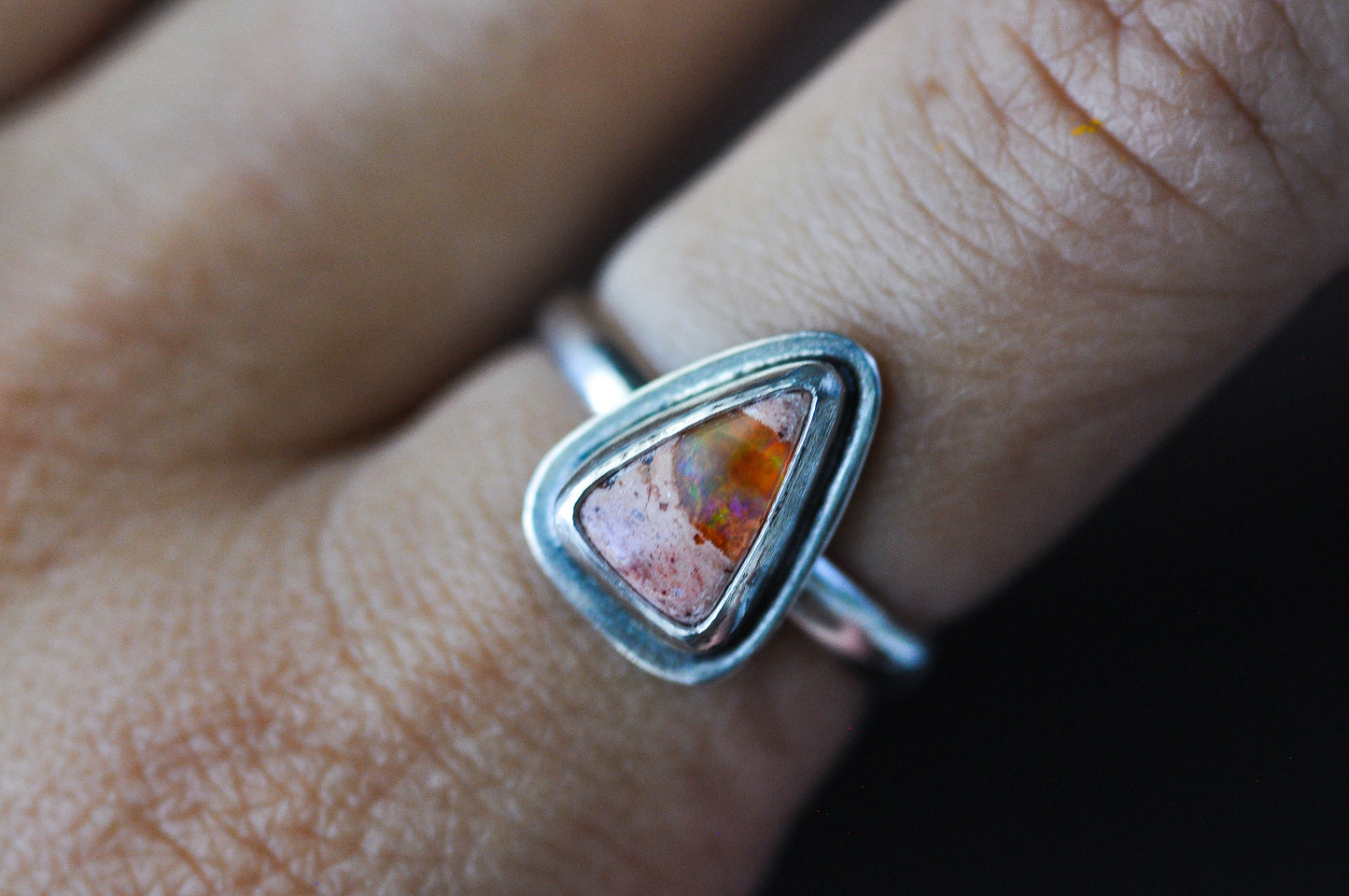 Mexican Opal Ring