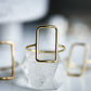 Gold Rectangle Ring