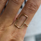 Gold Rectangle Ring