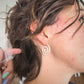 Silver Spiral Hoops
