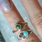 Opal Amazonite Toe Ring