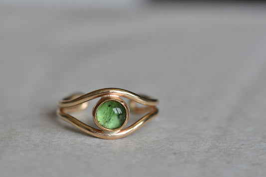 Tourmaline Toe Ring