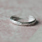 Silver Toe Ring Flower