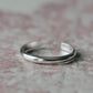 Silver Toe Ring Thin