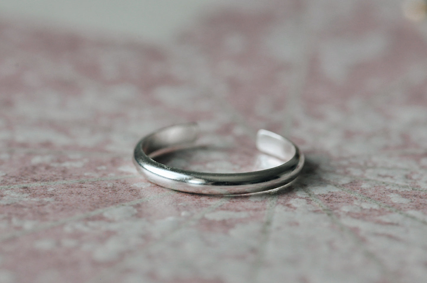 Silver Toe Ring Thin