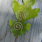 Gold Spiral Hoops