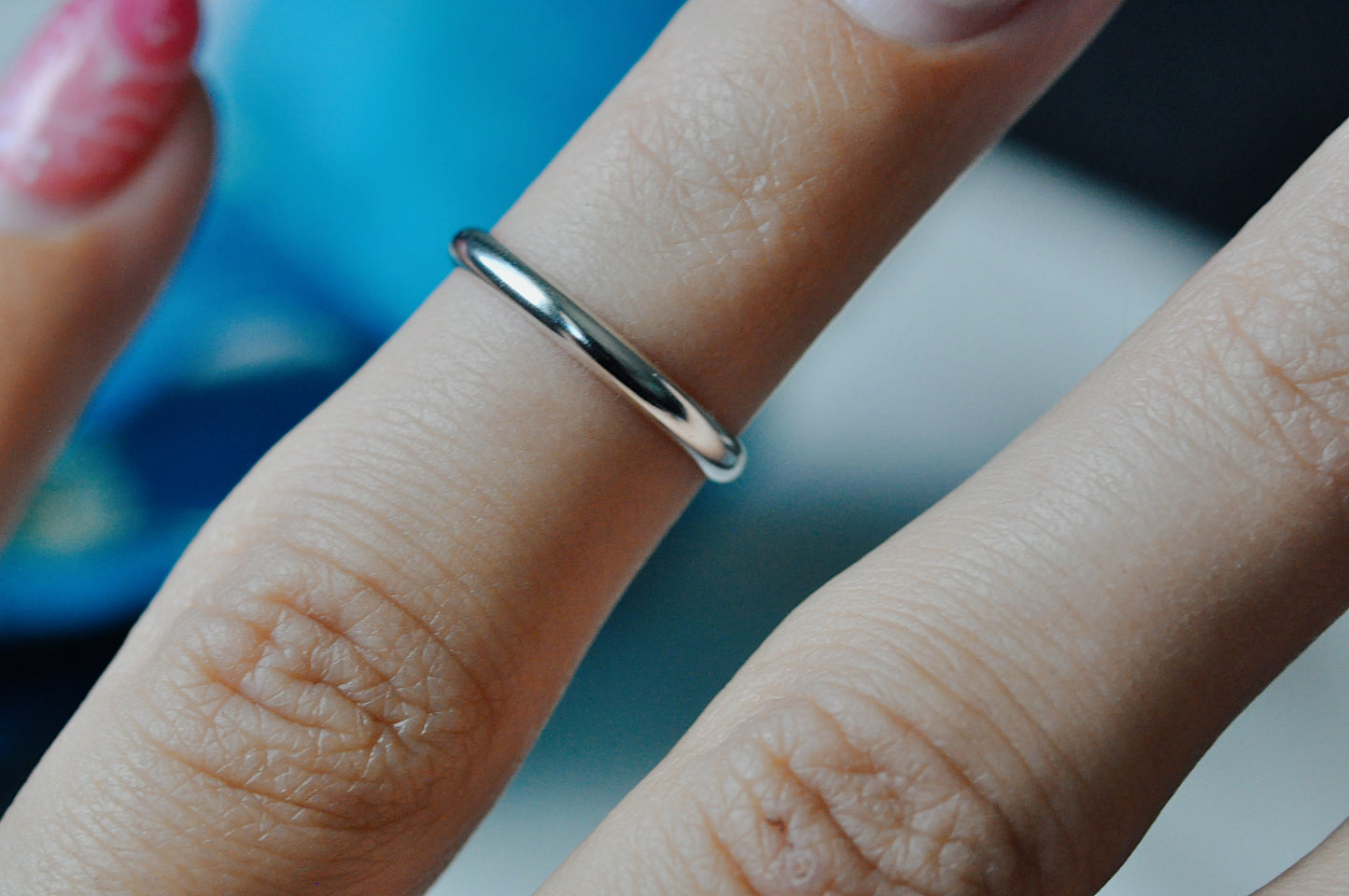 Silver Toe Ring Thin