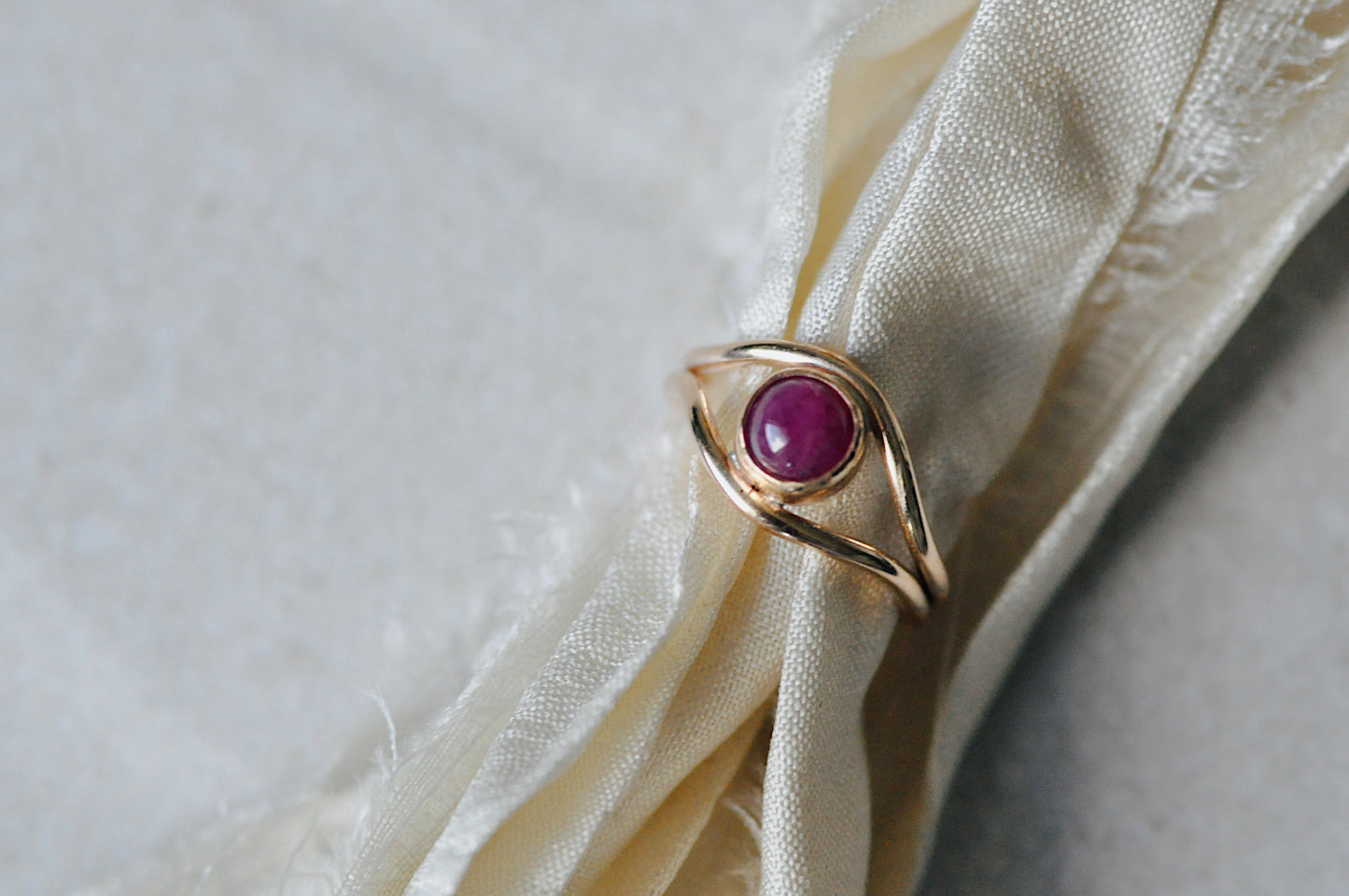 Ruby Toe Ring