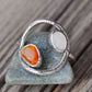 Moon & Ember Ring Size 8