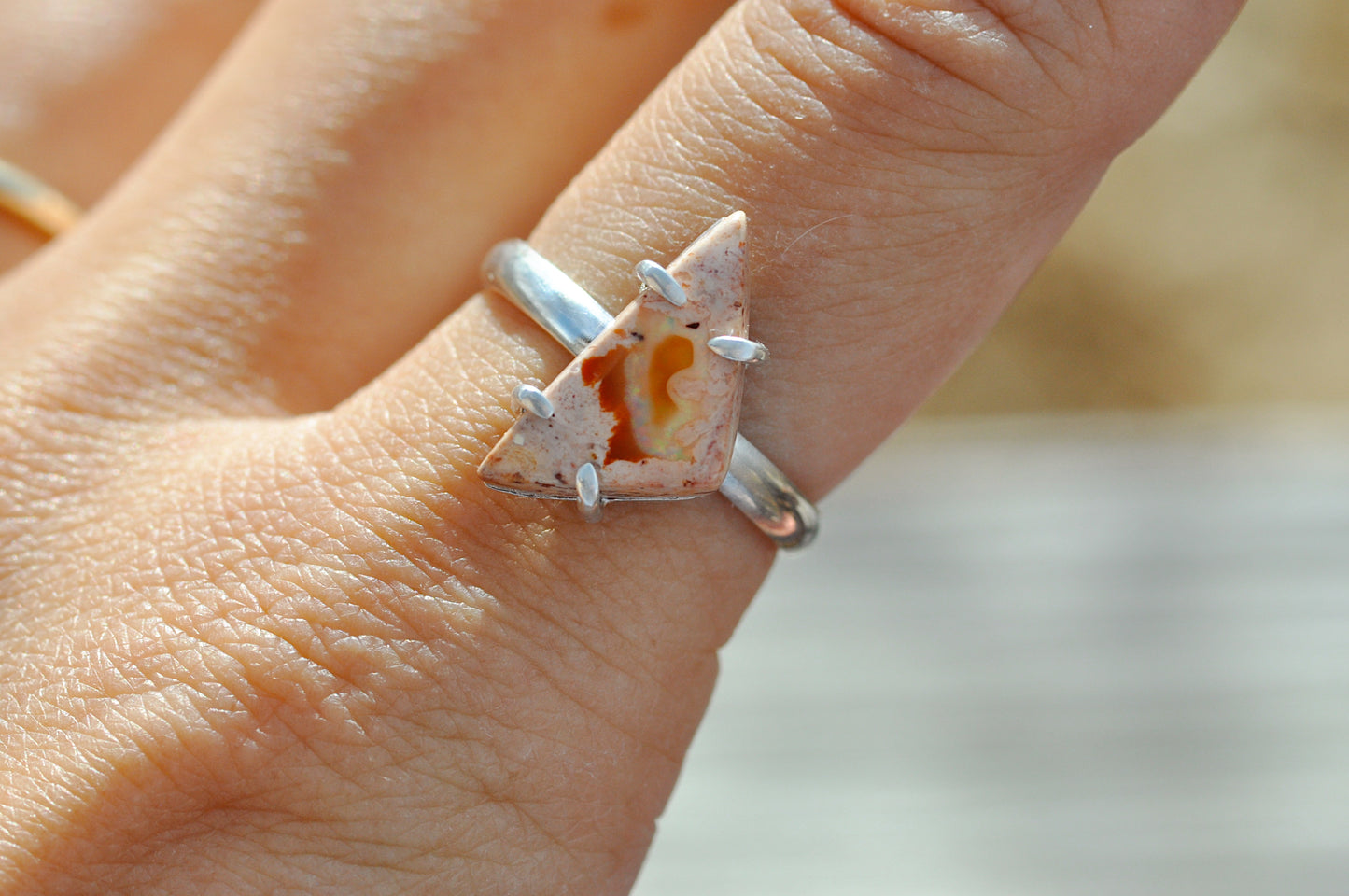 Triangle Spark Ring Size 7