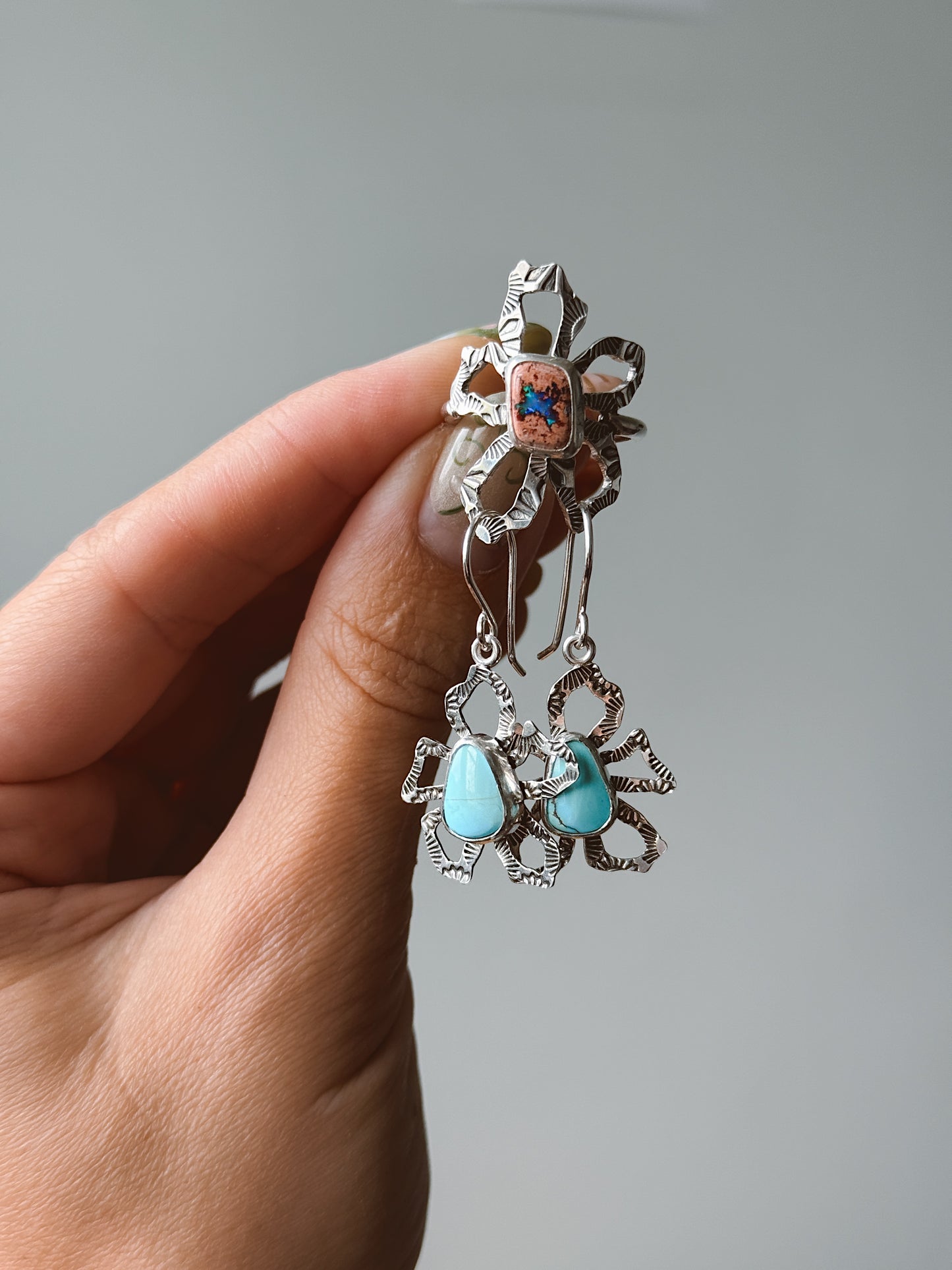 Turquoise Bloom Earrings