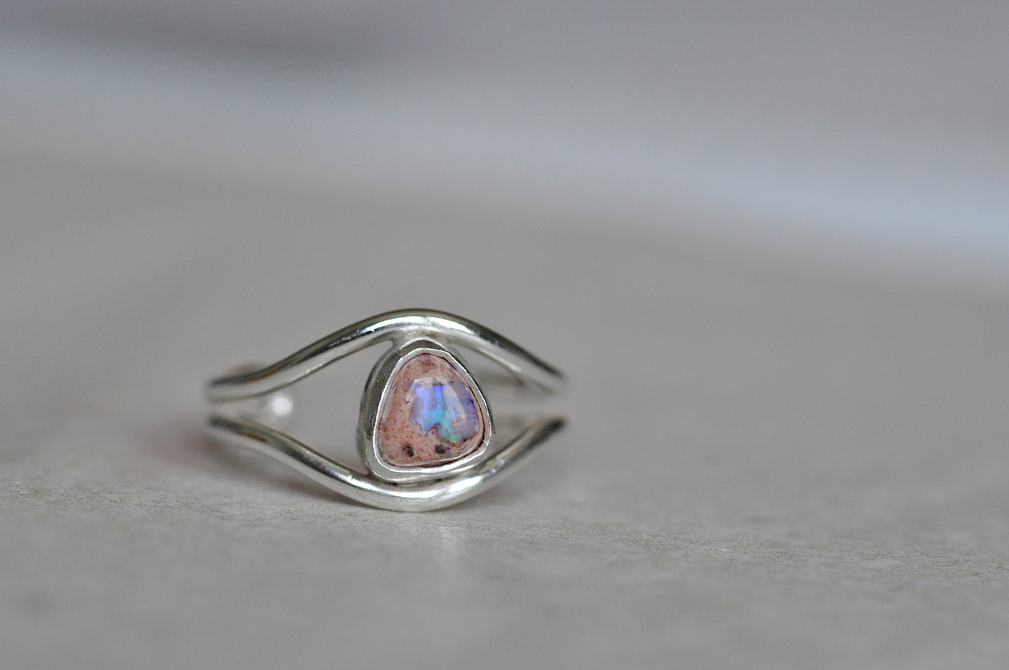 Mexican Opal Toe Ring