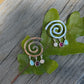Droplet Spiral Earrings