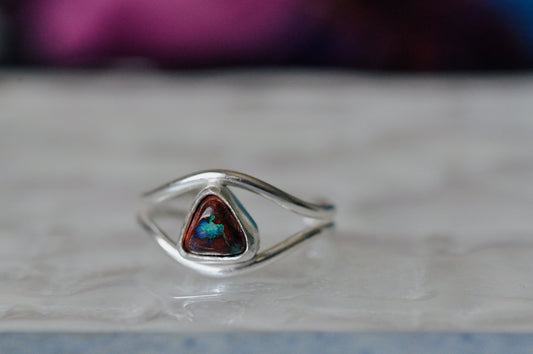 Mexican Opal Toe Ring