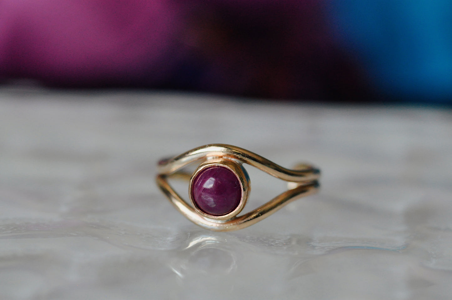 Ruby Toe Ring