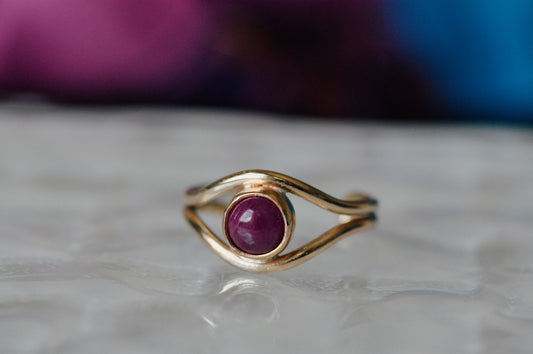 Ruby Toe Ring