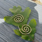Gold Spiral Hoops