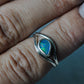 Opal Toe Ring